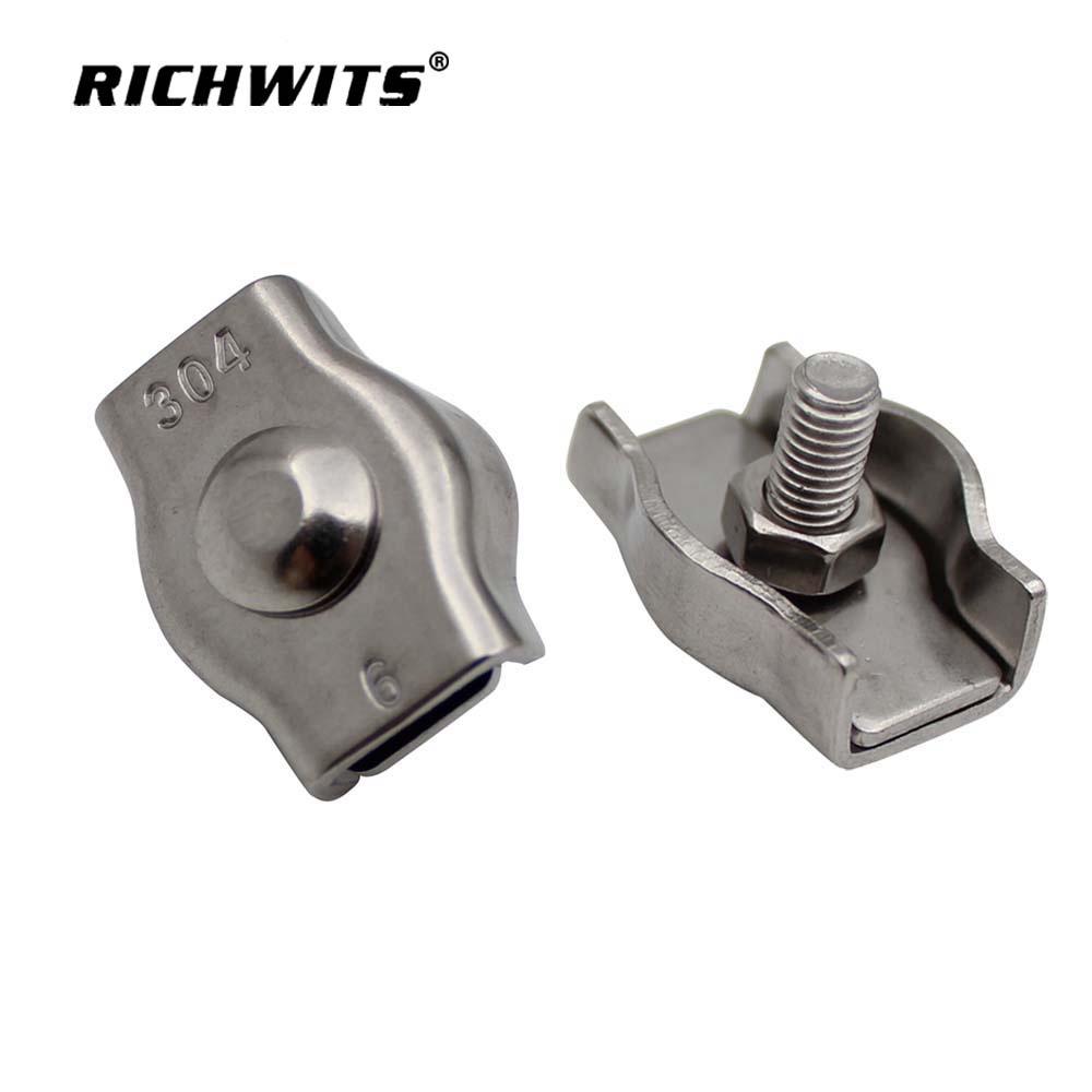  Симплексные зажимы для троса из нержавеющей стали, одиночный крестовый зажим для троса