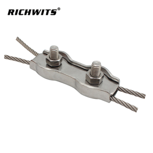 Дуплексные зажимы для троса из нержавеющей стали Кабельные зажимы Дуплексные захваты Кабельные зажимы