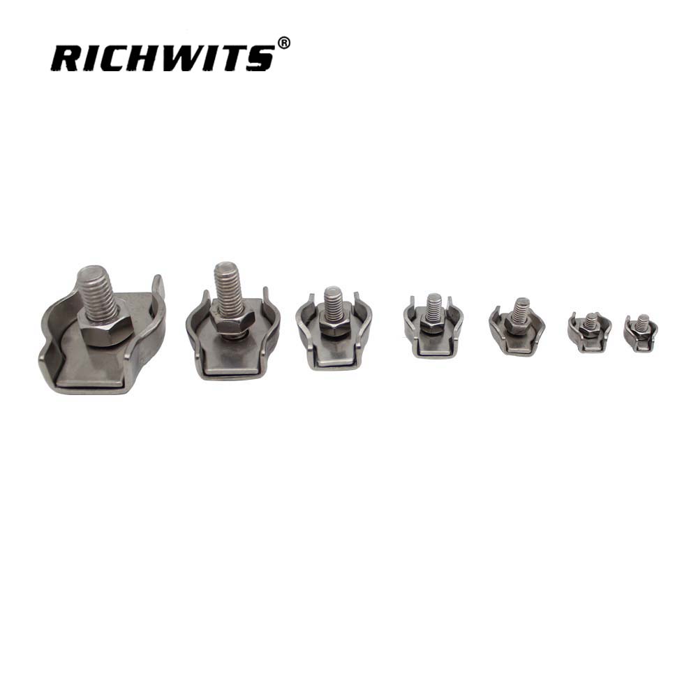  Симплексные зажимы для троса из нержавеющей стали, одиночный крестовый зажим для троса