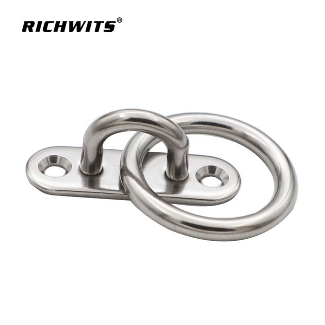 Продолговатая проушина из полированной нержавеющей стали 304 316, 5–8 мм