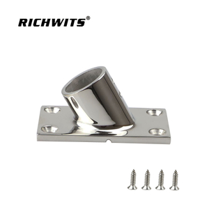  Морские аксессуары из нержавеющей стали 316, рельсовое основание 60 градусов, 22 мм/25 мм